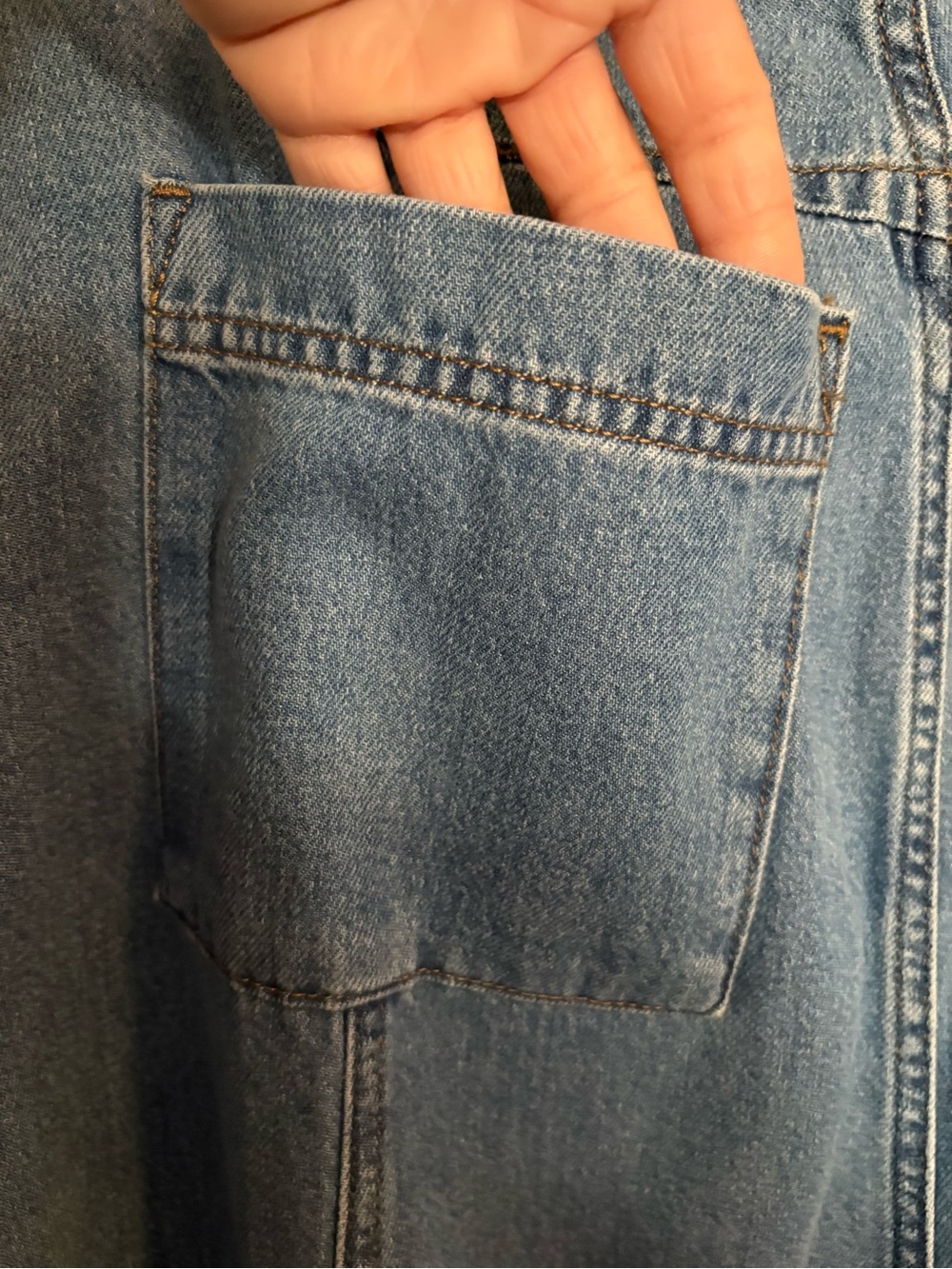 Universal Threads NWT Classic Blue Denim Maxi Skirt - Timeless A-Line Design 10 - Picture 8 of 13